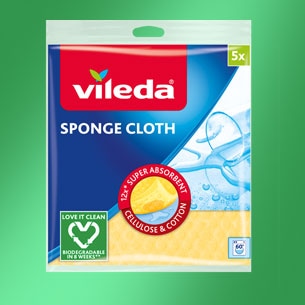 Vileda sponge cloth - 100% biodegradable