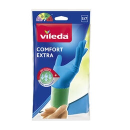 Vileda Comfort Extra – Confortevoli guanti in lattice – molto assorbenti
