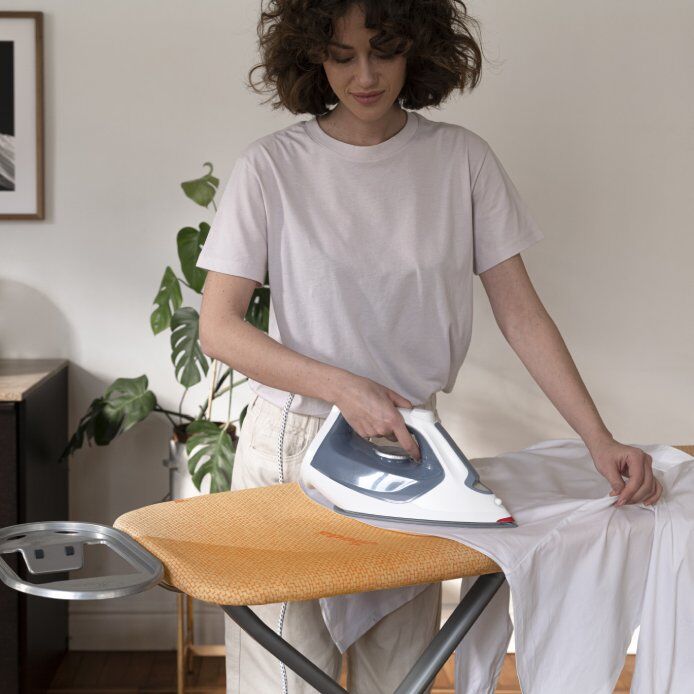 Copriasse Da Stiro Vileda - Telo Universale In Cotone, Con Elastico, 122x42 Cm - Foto 1